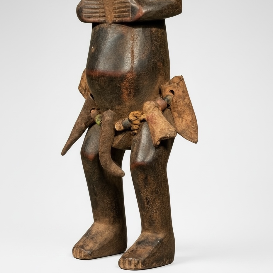 Large 24" Authentic Lobi Bateba Shrine Figure – Burkina Faso - Image 8