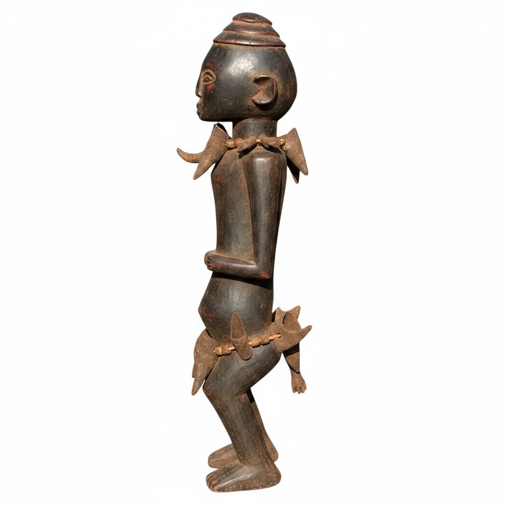 Large 24" Authentic Lobi Bateba Shrine Figure – Burkina Faso - Image 5