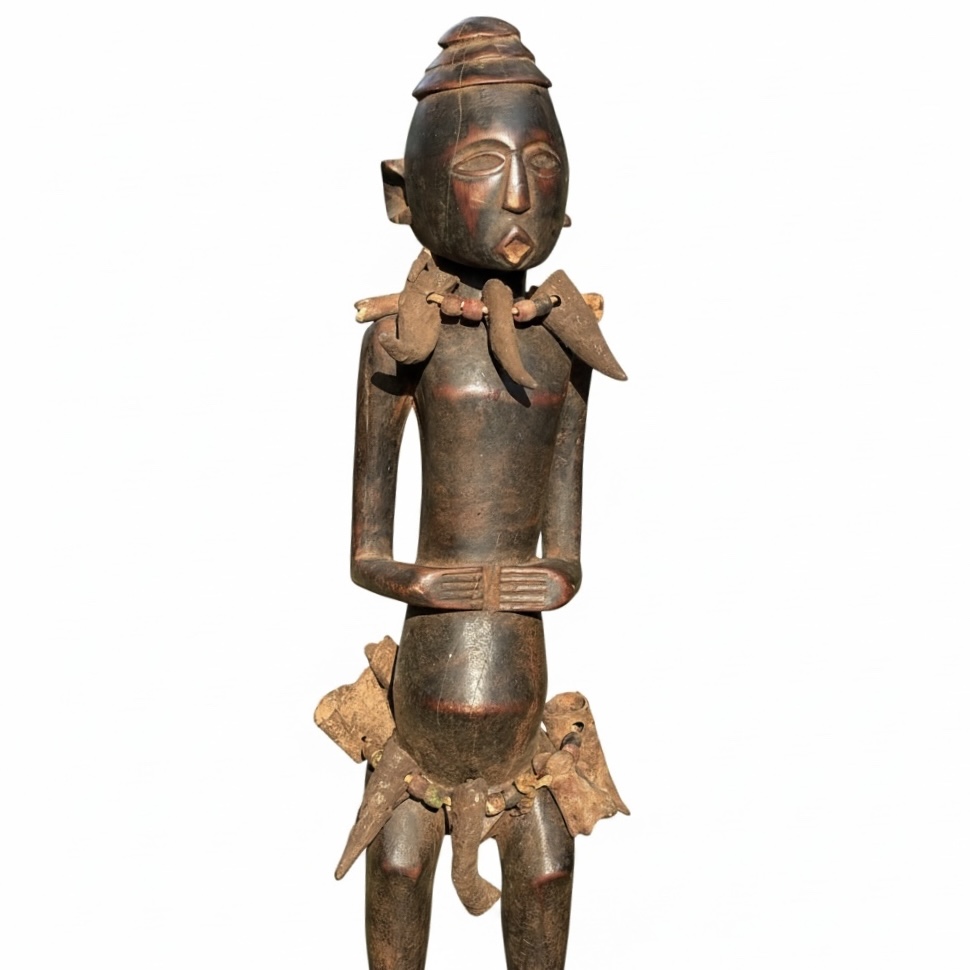 Large 24" Authentic Lobi Bateba Shrine Figure – Burkina Faso - Image 4