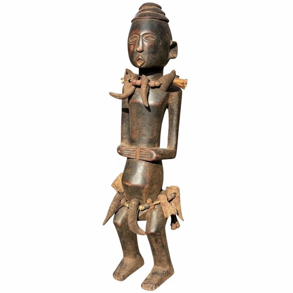 Large 24" Authentic Lobi Bateba Shrine Figure – Burkina Faso - Image 3