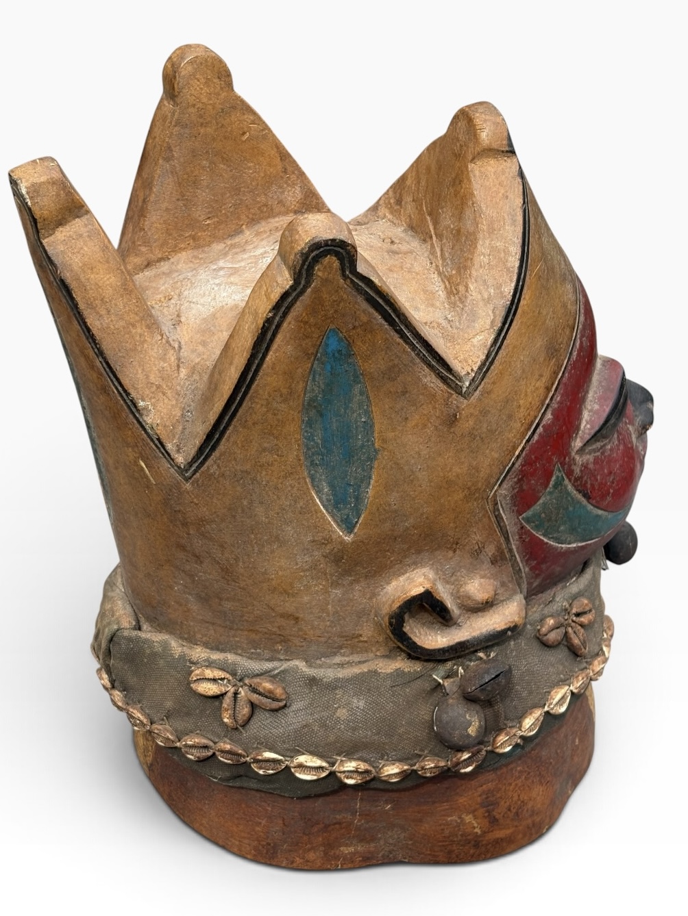 Yoruba Gelede Helmet Mask – Hand-Carved Ceremonial Art, 24" (61 cm) - Image 8