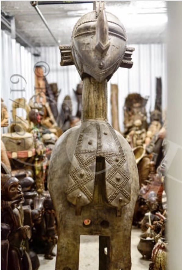 The Monumental Baga Nimba (D'mba) Shoulder Headdress- Private Treaty Acquisition — Pricing Available Upon Request - Image 3
