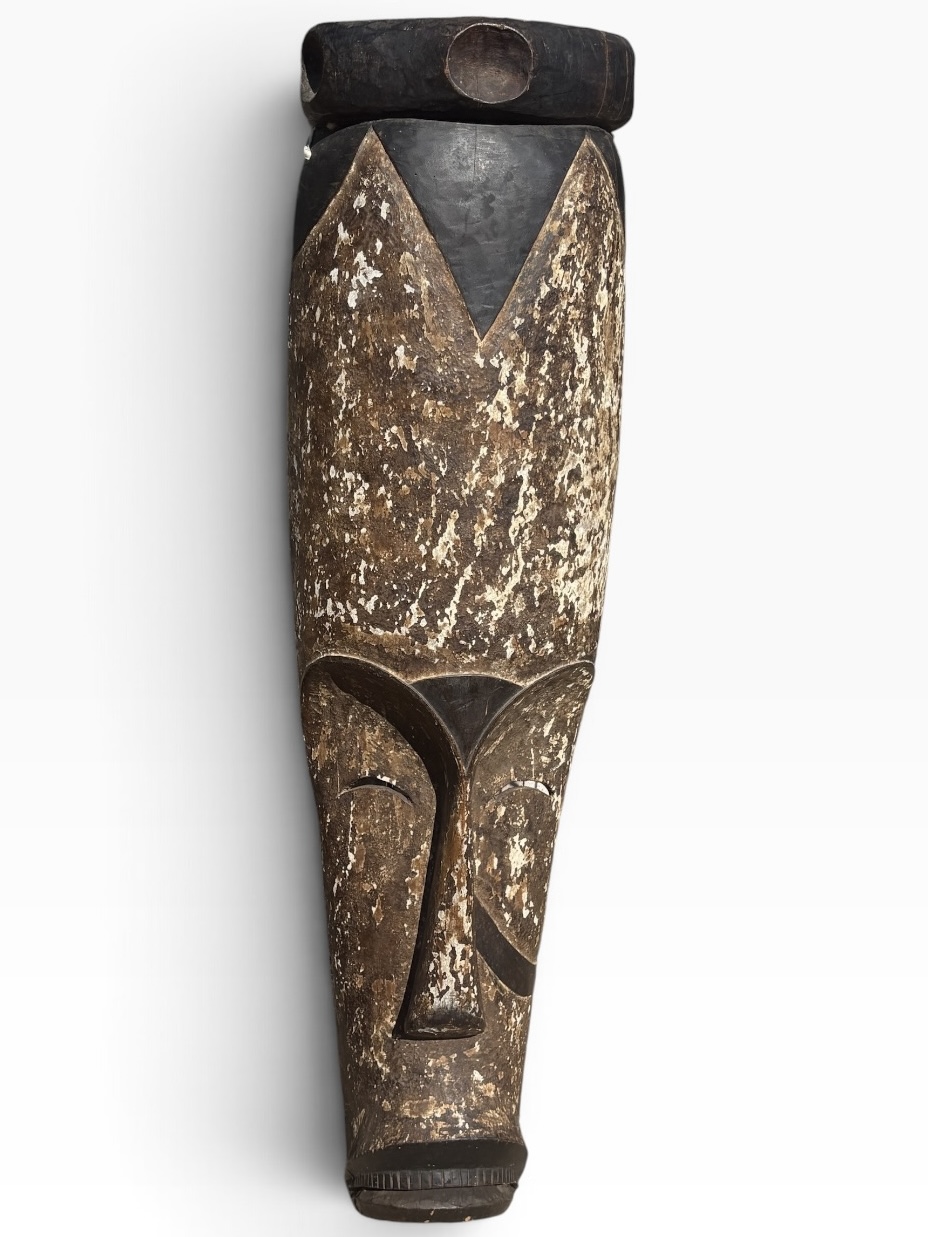 Vintage Fang Ngil Elongated Heart-Shaped Mask – Gabon - Image 3