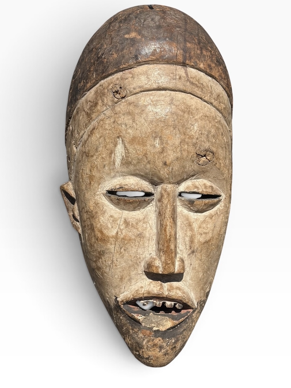 Bakongo Ritual Mask — Large Hand-Carved Wood Ceremonial Mask, DR Congo - Image 5