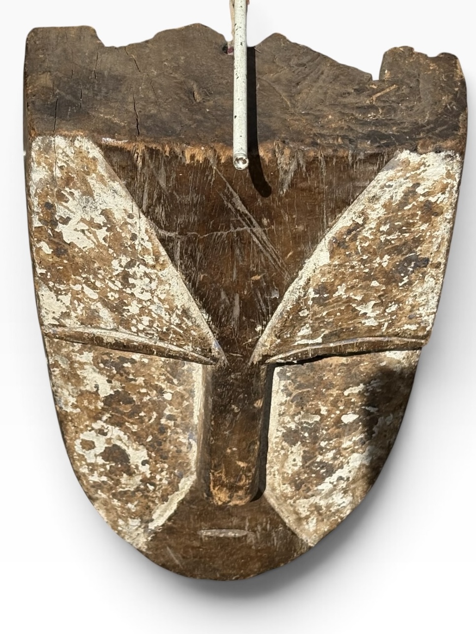 Vintage Mvuvi Abstract Kaolin Spirit Mask – Gabon - Image 5