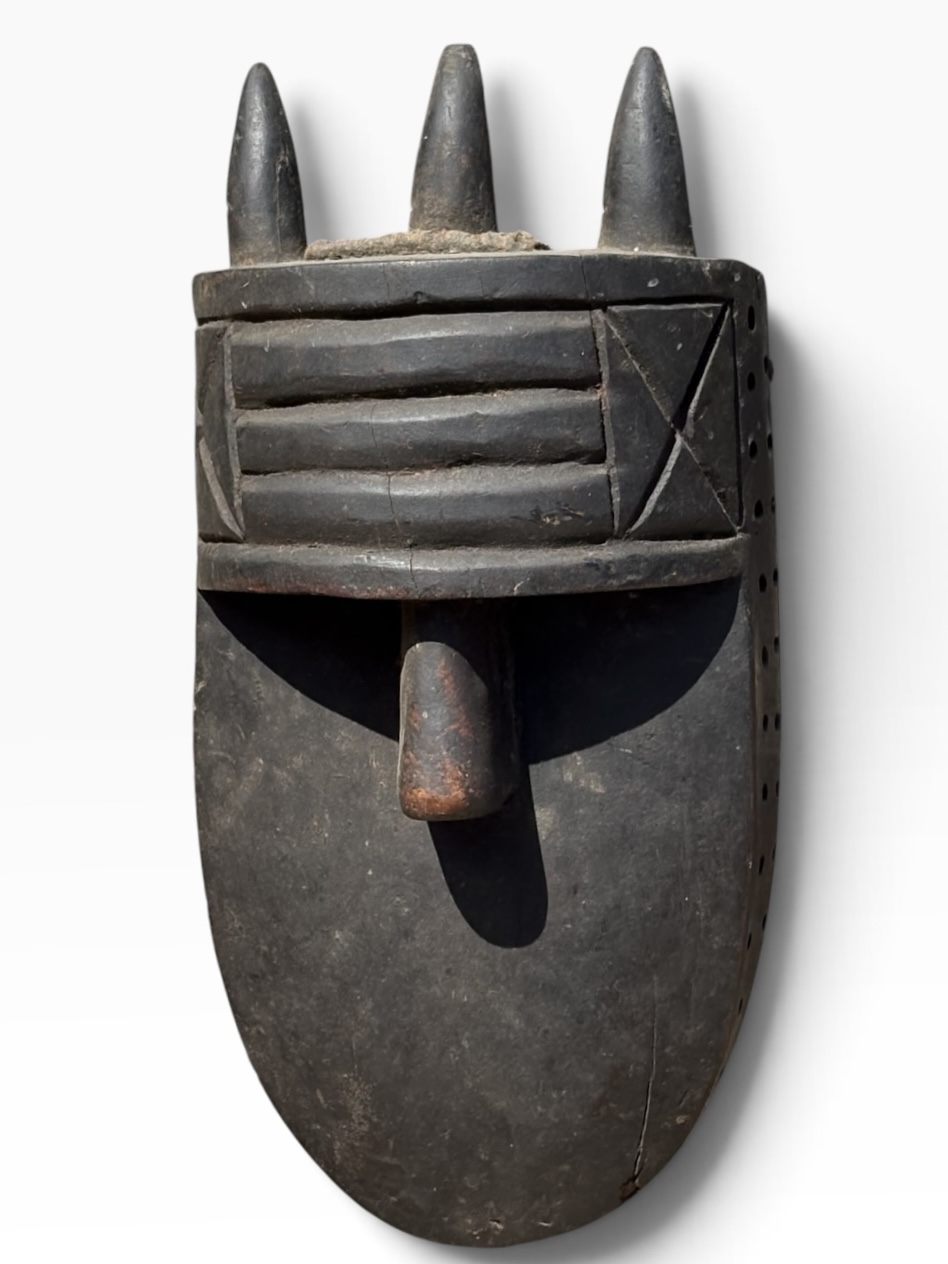 Large 20" Vintage Toma Landai Poro Society Mask – Guinea - Image 3