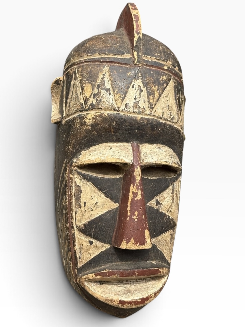 Vintage Bobo Geometric Crested Helmet Mask – Burkina Faso - Image 7