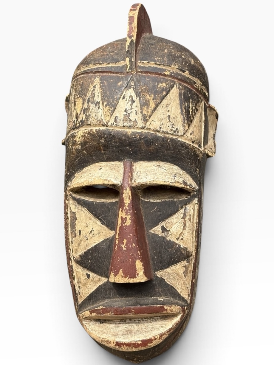 Vintage Bobo Geometric Crested Helmet Mask – Burkina Faso - Image 6