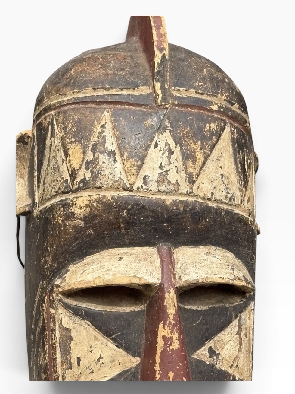 Vintage Bobo Geometric Crested Helmet Mask – Burkina Faso - Image 5