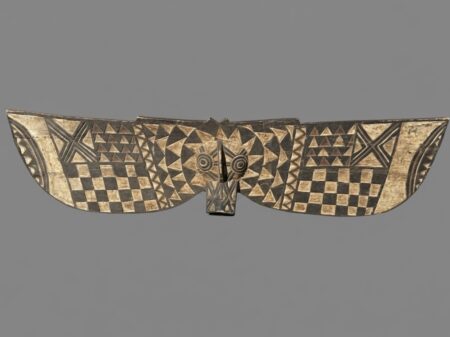 Oversized Vintage Bwa Horizontal Hawk Plank Mask – Burkina Faso
