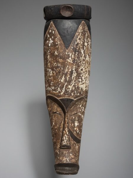 Vintage Fang Ngil Elongated Heart-Shaped Mask – Gabon