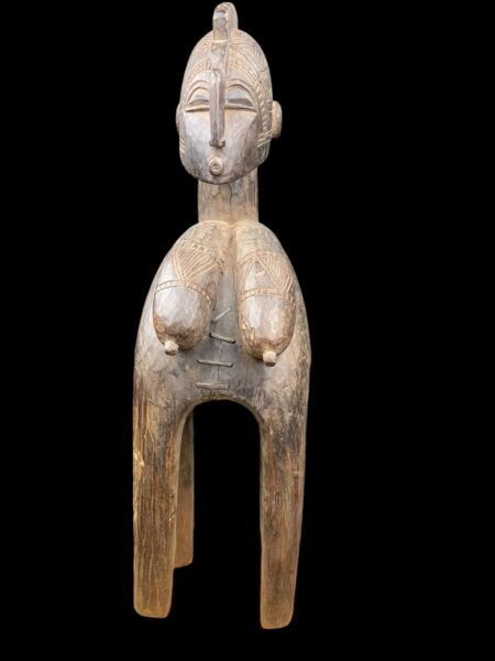 Oversized 32" Vintage Baga Nimba D'mba Shoulder Headdress – Guinea