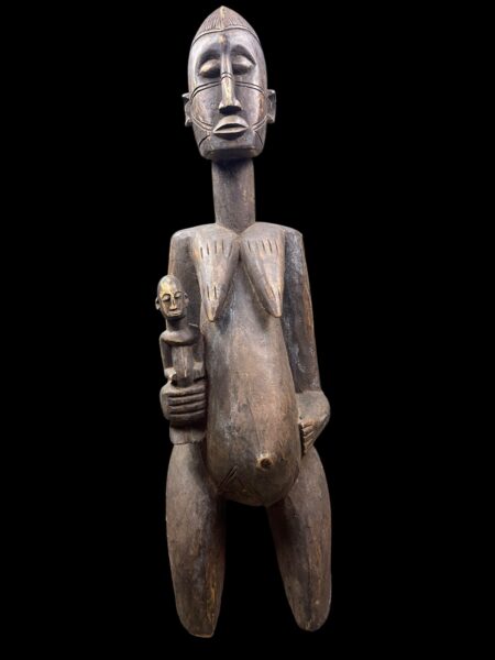 Monumental 3 3/4 Ft Vintage Dogon Maternity Figure – Mali